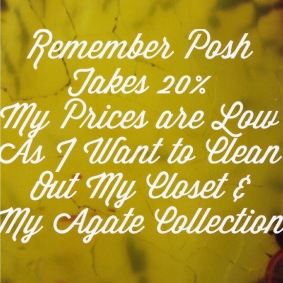 Mexico Crazy Lace Agate Slice Necklace on Stainless Steel Silver plated chain - Picture 10 of 11